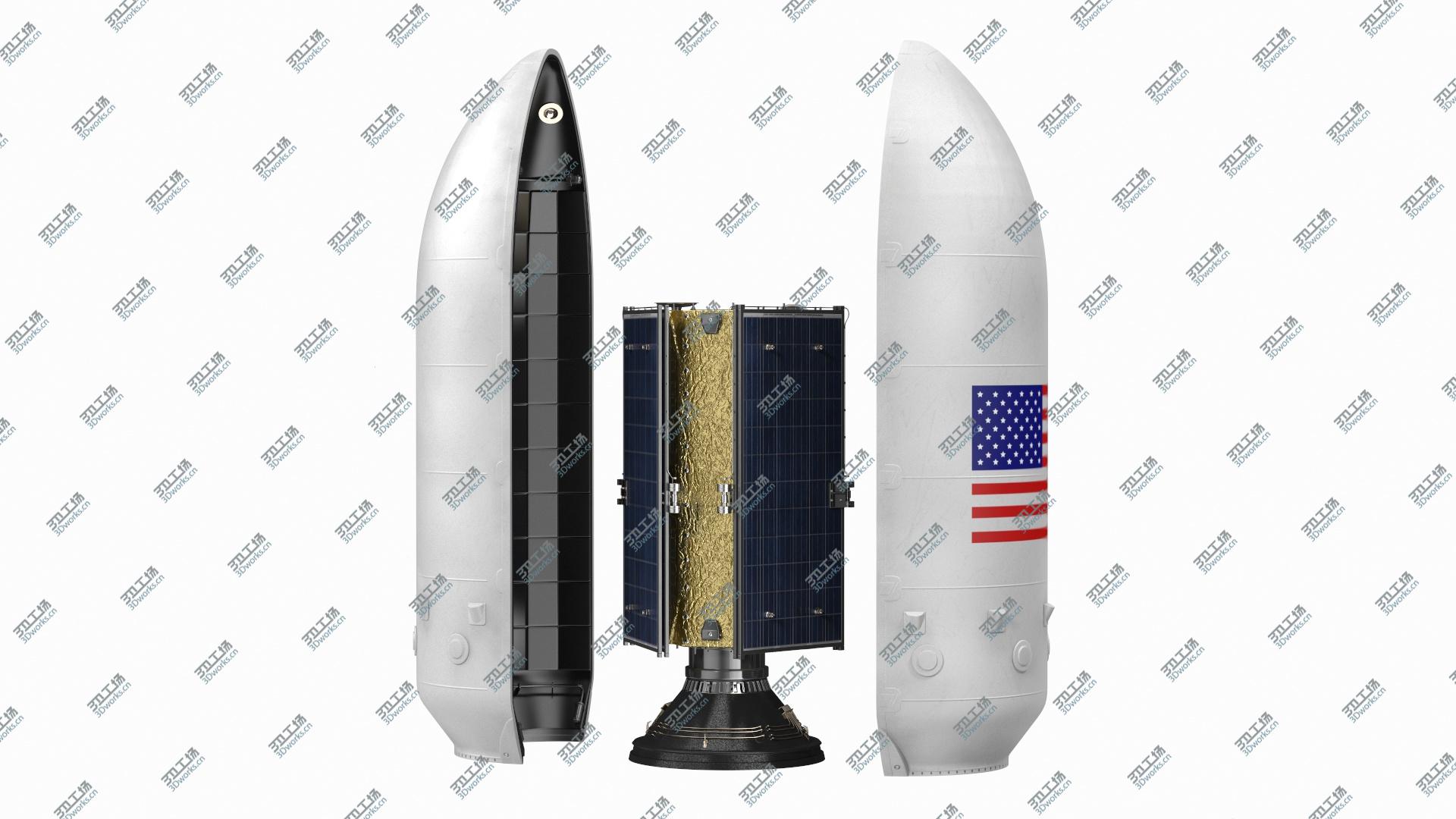 images/goods_img/2021040164/3D Payload Fairing with Communications Satellite/3.jpg